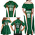 Custom Saudi Arabia Cricket Family Matching Off Shoulder Maxi Dress and Hawaiian Shirt TeamSaudi Go Champions - Wonder Print Shop