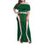 Custom Saudi Arabia Cricket Family Matching Off Shoulder Maxi Dress and Hawaiian Shirt TeamSaudi Go Champions - Wonder Print Shop