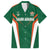 Custom Saudi Arabia Cricket Family Matching Short Sleeve Bodycon Dress and Hawaiian Shirt TeamSaudi Go Champions - Wonder Print Shop