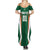 Custom Saudi Arabia Cricket Family Matching Summer Maxi Dress and Hawaiian Shirt TeamSaudi Go Champions - Wonder Print Shop