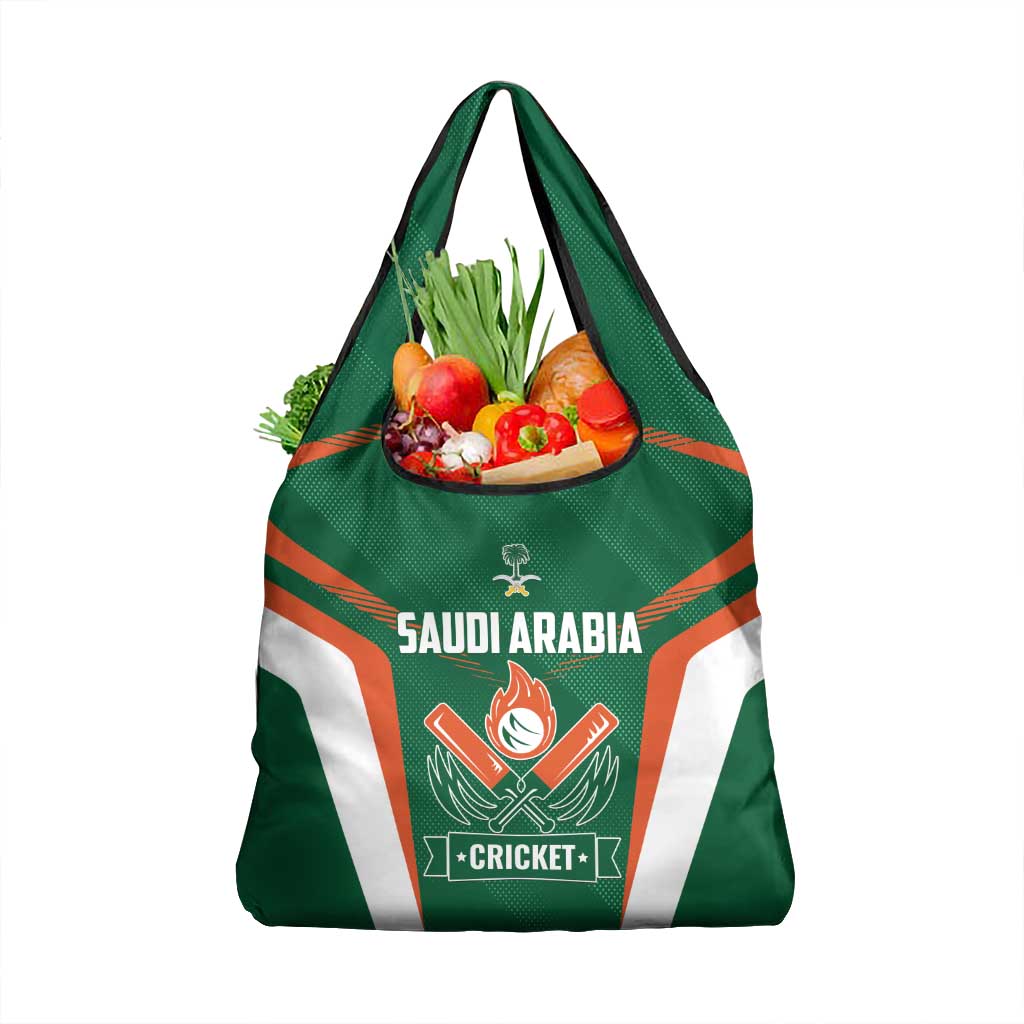 Saudi Arabia Cricket Grocery Bag TeamSaudi Go Champions