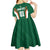 Custom Saudi Arabia Cricket Kid Short Sleeve Dress TeamSaudi Go Champions - Wonder Print Shop