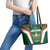 Saudi Arabia Cricket Leather Tote Bag TeamSaudi Go Champions - Wonder Print Shop