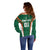 Custom Saudi Arabia Cricket Off Shoulder Sweater TeamSaudi Go Champions