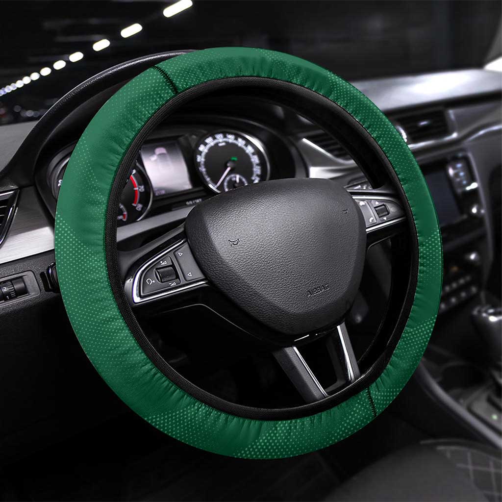 Saudi Arabia Cricket Steering Wheel Cover TeamSaudi Go Champions - Wonder Print Shop