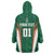 Custom Saudi Arabia Cricket Wearable Blanket Hoodie TeamSaudi Go Champions - Wonder Print Shop