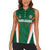 Custom Saudi Arabia Cricket Women Sleeveless Polo Shirt TeamSaudi Go Champions - Wonder Print Shop