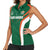 Custom Saudi Arabia Cricket Women Sleeveless Polo Shirt TeamSaudi Go Champions - Wonder Print Shop