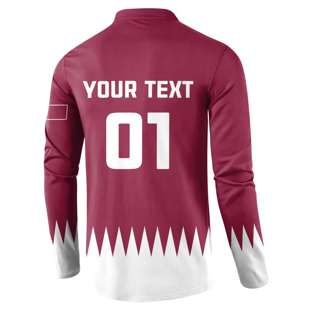 Boys maroon and white cricket button sweatshirt, back text 'YOUR TEXT' and 01