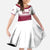 Custom Qatar Cricket Family Matching Puletasi and Hawaiian Shirt Come On Boys - Wonder Print Shop