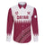 Custom Qatar Cricket Family Matching Puletasi and Hawaiian Shirt Come On Boys - Wonder Print Shop