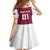 Custom Qatar Cricket Family Matching Short Sleeve Bodycon Dress and Hawaiian Shirt Come On Boys - Wonder Print Shop