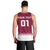 Custom Qatar Cricket Men Tank Top Come On Boys