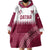 Custom Qatar Cricket Wearable Blanket Hoodie Come On Boys