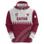 Custom Qatar Cricket Zip Hoodie Come On Boys - Wonder Print Shop