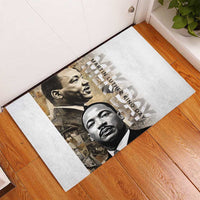 Rubber doormat with MLK portrait graphic and 'Martin Luther King Day' text