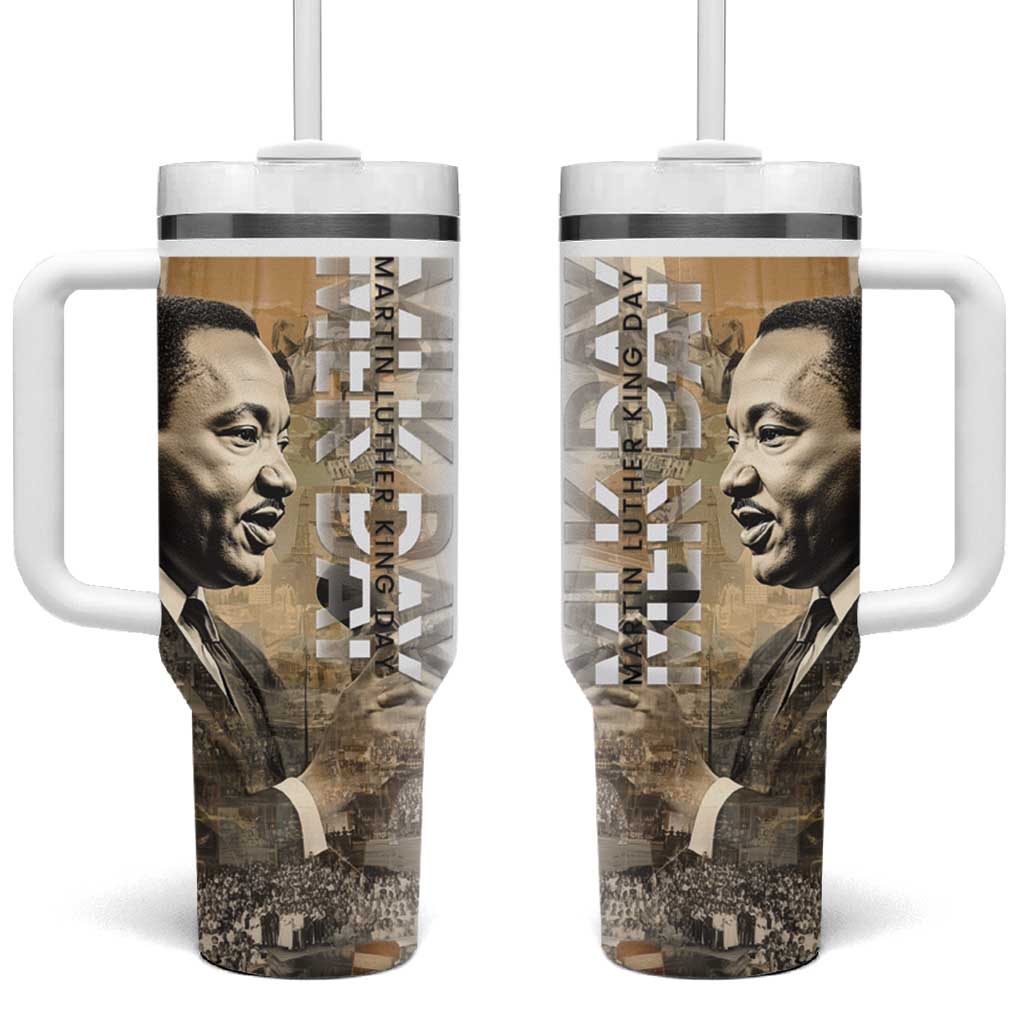 Martin Luther King Jr Day Tumbler With Handle MLK His Dream Still Matters - Wonder Print Shop