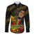 Legend Bob Birthday Family Matching Off Shoulder Maxi Dress and Hawaiian Shirt The Father of Reggae - Wonder Print Shop