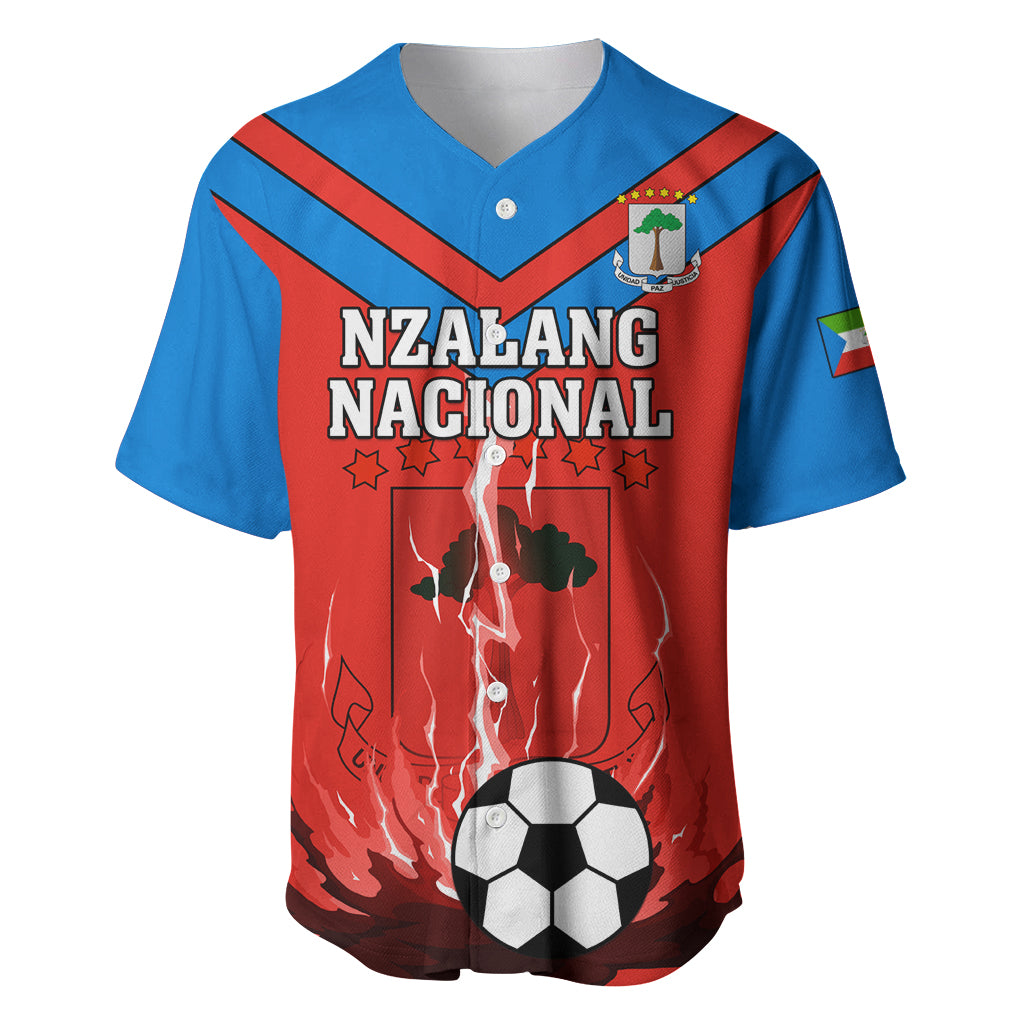 Equatorial Guinea Football Baseball Jersey Come On Nzalang Nacional