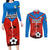 Equatorial Guinea Football Couples Matching Long Sleeve Bodycon Dress and Long Sleeve Button Shirt Come On Nzalang Nacional - Wonder Print Shop