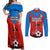 Equatorial Guinea Football Couples Matching Off Shoulder Maxi Dress and Long Sleeve Button Shirt Come On Nzalang Nacional - Wonder Print Shop