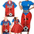 Equatorial Guinea Football Family Matching Short Sleeve Bodycon Dress and Hawaiian Shirt Come On Nzalang Nacional - Wonder Print Shop