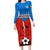 Equatorial Guinea Football Long Sleeve Bodycon Dress Come On Nzalang Nacional - Wonder Print Shop