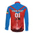 Equatorial Guinea Football Long Sleeve Button Shirt Come On Nzalang Nacional - Wonder Print Shop