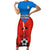 Equatorial Guinea Football Short Sleeve Bodycon Dress Come On Nzalang Nacional - Wonder Print Shop