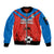 Equatorial Guinea Football Sleeve Zip Bomber Jacket Come On Nzalang Nacional - Wonder Print Shop