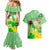 Saint Patrick Day Couples Matching Mermaid Dress and Hawaiian Shirt Shamrock To Do List - Wonder Print Shop