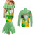 Saint Patrick Day Couples Matching Mermaid Dress and Long Sleeve Button Shirt Shamrock To Do List