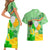 Saint Patrick Day Couples Matching Short Sleeve Bodycon Dress and Hawaiian Shirt Shamrock To Do List - Wonder Print Shop