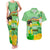 Saint Patrick Day Couples Matching Tank Maxi Dress and Hawaiian Shirt Shamrock To Do List - Wonder Print Shop