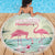 Bonaire Flamingos Beach Blanket Summer Time Beach Concept