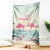 Bonaire Flamingos Blanket Summer Time Beach Concept