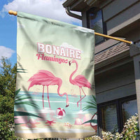 Bonaire Flamingos Garden Flag Summer Time Beach Concept