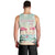 Personalised Bonaire Flamingos Men Tank Top Summer Time Beach Concept