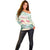 Personalised Bonaire Flamingos Off Shoulder Sweater Summer Time Beach Concept