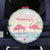 Bonaire Flamingos Spare Tire Cover Summer Time Beach Concept