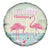 Bonaire Flamingos Spare Tire Cover Summer Time Beach Concept