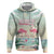 Personalised Bonaire Flamingos Zip Hoodie Summer Time Beach Concept