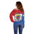 Personalised Saint Barthelemy Off Shoulder Sweater Ouanalao Coat of Arms