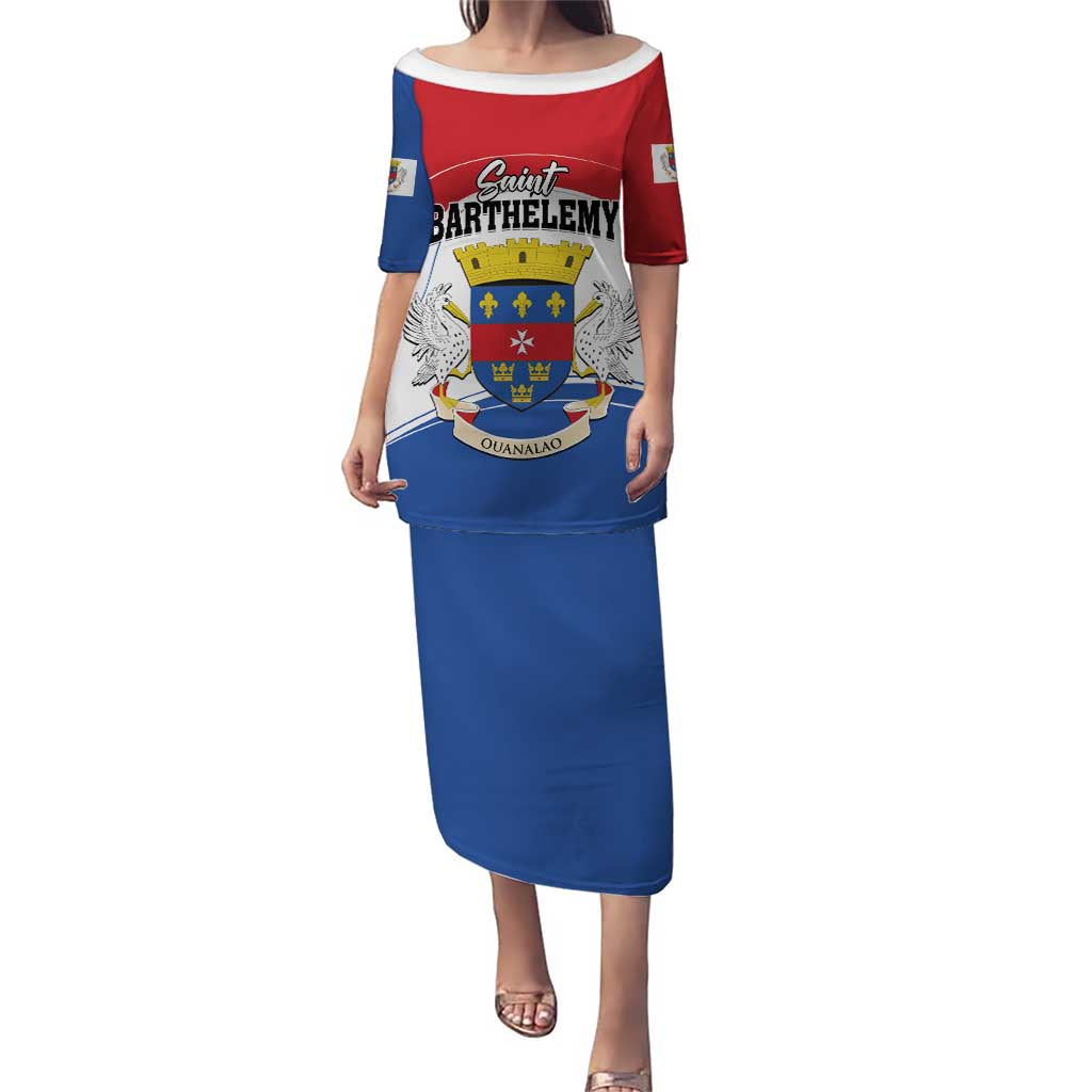 Personalised Saint Barthelemy Puletasi Ouanalao Coat of Arms