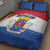 Saint Barthelemy Quilt Bed Set Ouanalao Coat of Arms