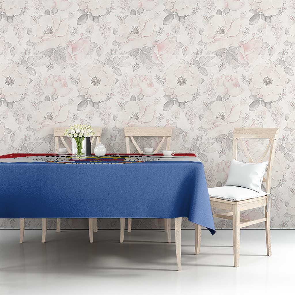 Saint Barthelemy Tablecloth Ouanalao Coat of Arms