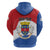 Personalised Saint Barthelemy Zip Hoodie Ouanalao Coat of Arms