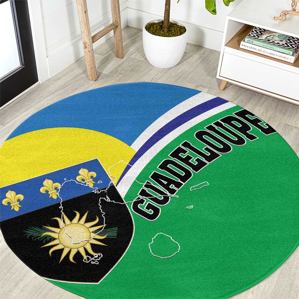 Guadeloupe Round Carpet Gwadloup Simple Style