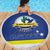 Curacao Beach Blanket Pais Korsou Coat of Arms