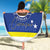 Curacao Beach Blanket Pais Korsou Coat of Arms